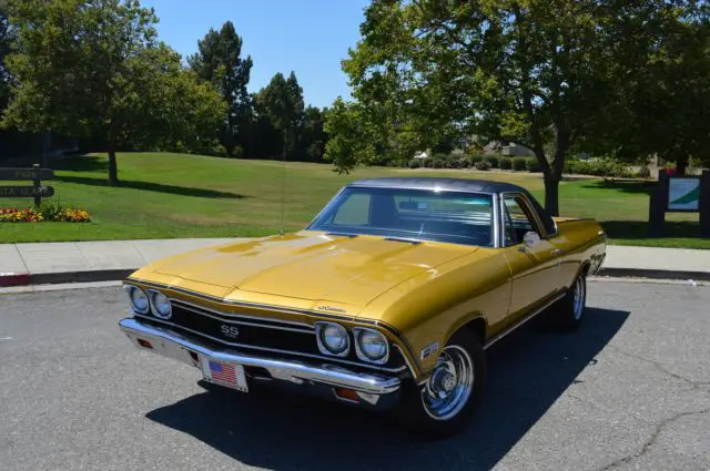 1968 chevrolet el camino ss ss 396 matching #s stunning condition