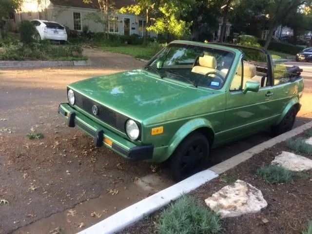 1987 volkswagen cabriolet(rabbit)