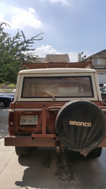 1975 ford bronco original v8 302 c4 automatic 4x4