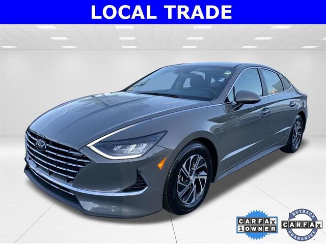 2021 hyundai sonata hybrid blue