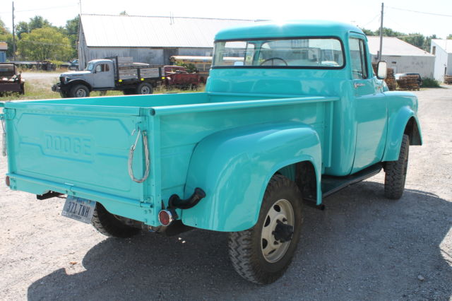 serial #1 1957 dodge w200 power wagon power giant prototype