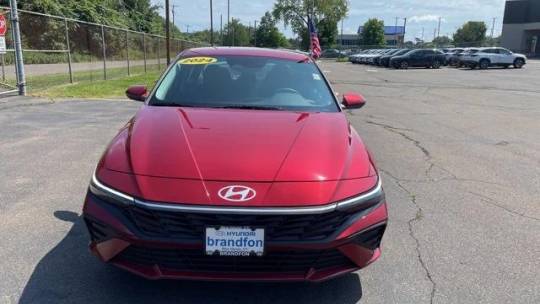 2024 hyundai elantra hybrid blue