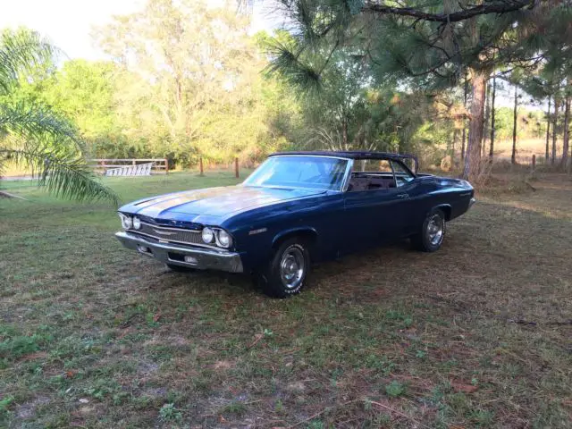 1969 chevelle convertible original chevy rag top numbers matching