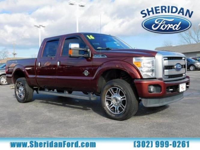2016 ford f-250 super duty platinum 4x4 platinum 4dr crew cab 8 ft. lb pickup for sale in wilmington, delaware