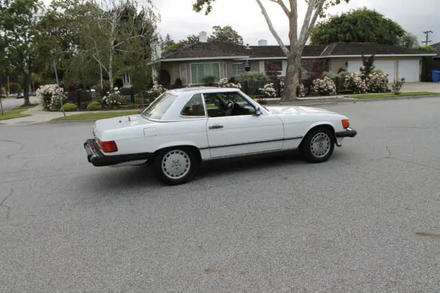1987 mercedes-benz 560sl artic white, showroom condition