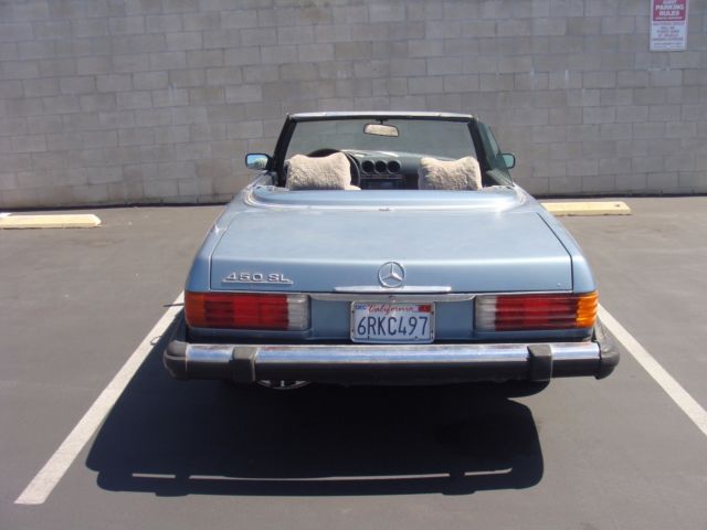 1975 mercedes 450 sl convertible with hard top
