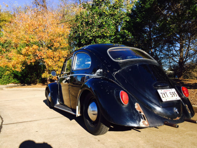 1964 volkswagen bug, vw beetle, narrow beam, patina, lowered, rat rod