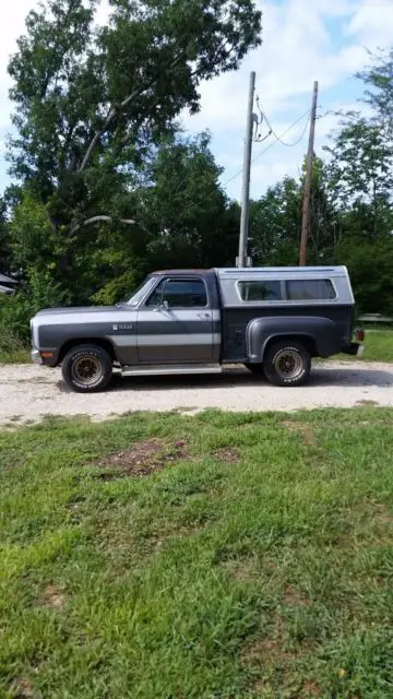 dodge d150 custom, stepside, manual transmission, factory air