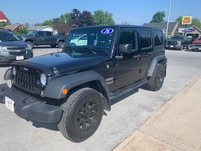used 2016 jeep wrangler 4wd unlimited sport clayton, ny 13624 for sale in clayton, new york