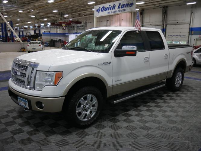 used 2012 ford f150 4x4 supercrew lariat baxter, mn 56425 for sale in baxter, minnesota