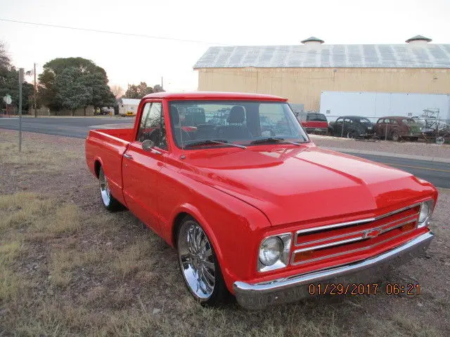 1968 chevy truck, c10 shortbed, big block, factory a/c, resto-mod, hotrod