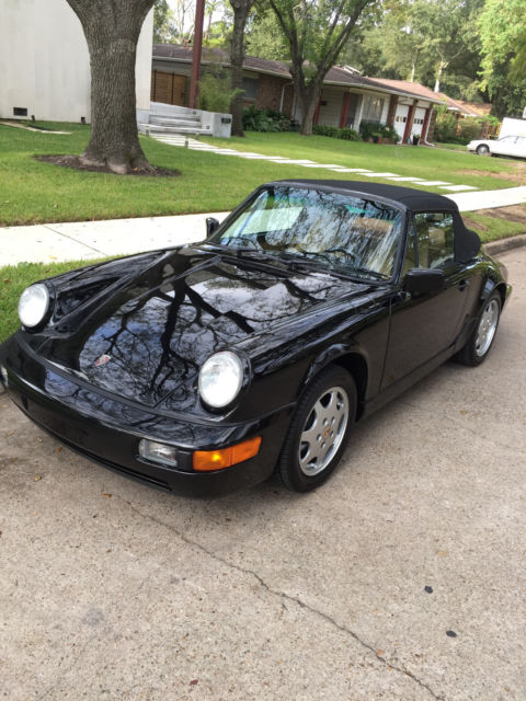 porsche carrera 2 cabrio 1990 excellent condition recent $30k spent