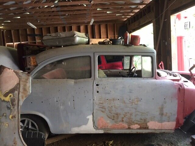 1956 chevy belair 210 project no reserve 454 big block 400 turbo auto clear titl