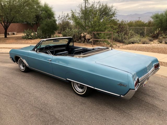 1967 buick skylark convertible with a/c no reserve az car 1 owner protecto plate