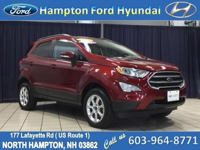 2018 ford ecosport se awd se 4dr crossover for sale in north hampton, new hampshire