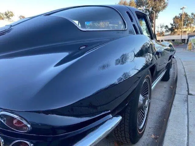 1963 chevrolet corvette coupe blue rwd manual