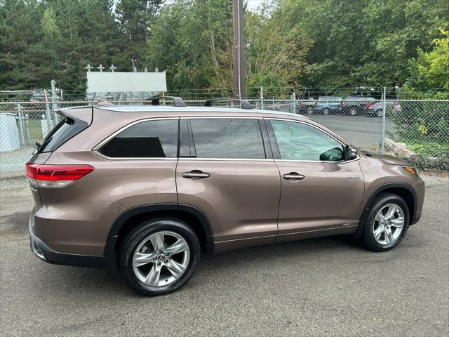 2017 toyota highlander hybrid platinum