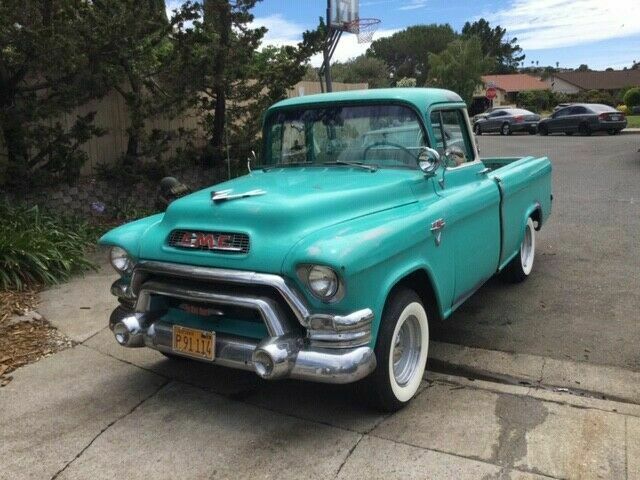 1956 gmc suburban town & country pickup truck