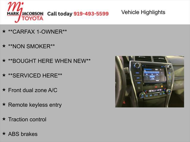 2017 toyota camry xle
