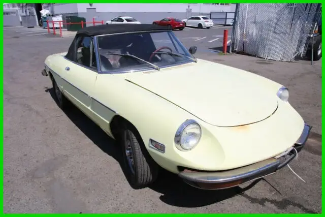 1974 alfa romeo spider iniezione 5-speed manual 4 cylinder no reserve