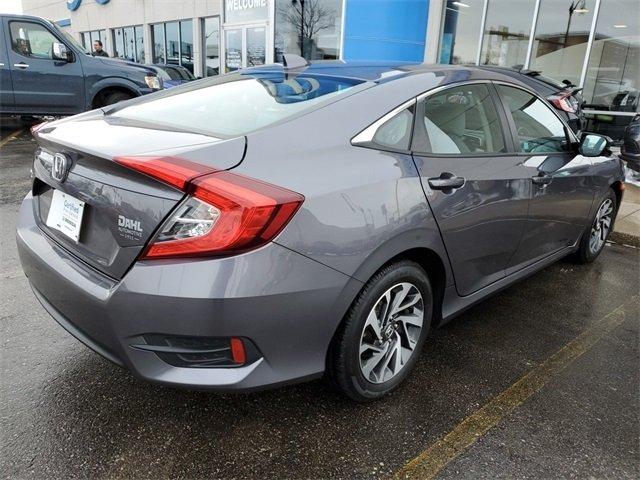 certified 2017 honda civic ex sedan la crosse, wi 54601 for sale in barre mills, wisconsin
