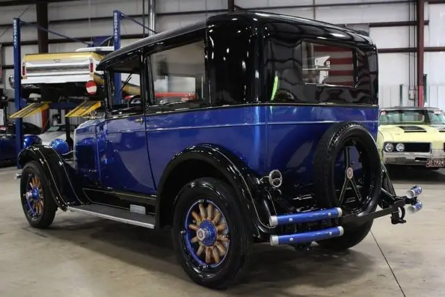 1927 willys knight model 70a 40357 miles blue coupe i 6 manual