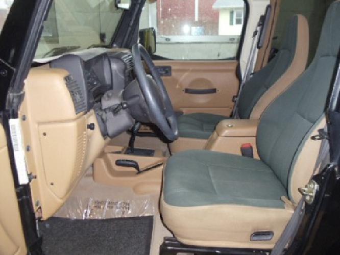 ***1997 jeep wrangler sahara 4x4 hard top (black)*** in fort wayne, in