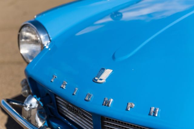 1963 triumph spitfire4 - tahiti blue with hardtop!