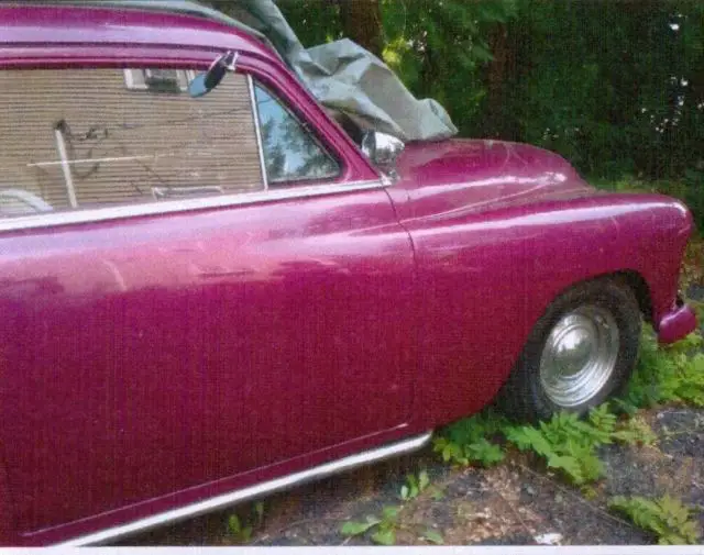 1951 plymouth cambridge purple newly painted 2 door standard transmission