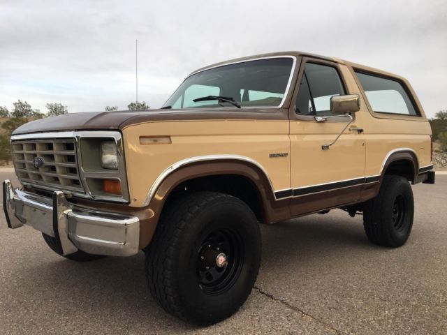 rare 1983 ford bronco 4x4 4.9l i6 np435 4speed clean straight az zero rust stock
