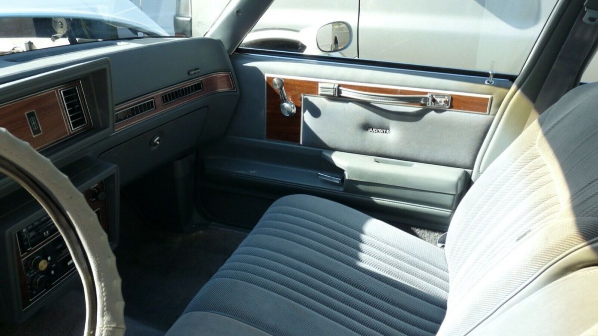 1986 oldsmobile cutlass supreme 4 door sedan