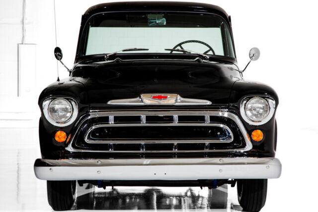 1957 chevrolet pickup black cameo v8 4-speed pickup truck