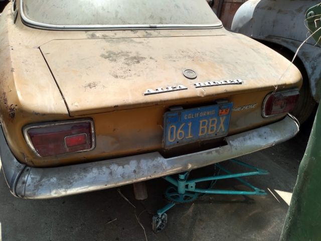 1970 alfa romeo gtv 1750 16,536 original miles, owned by actor darren mcgavin