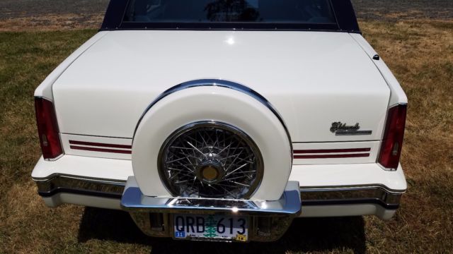 white 1990 cadillac eldorado