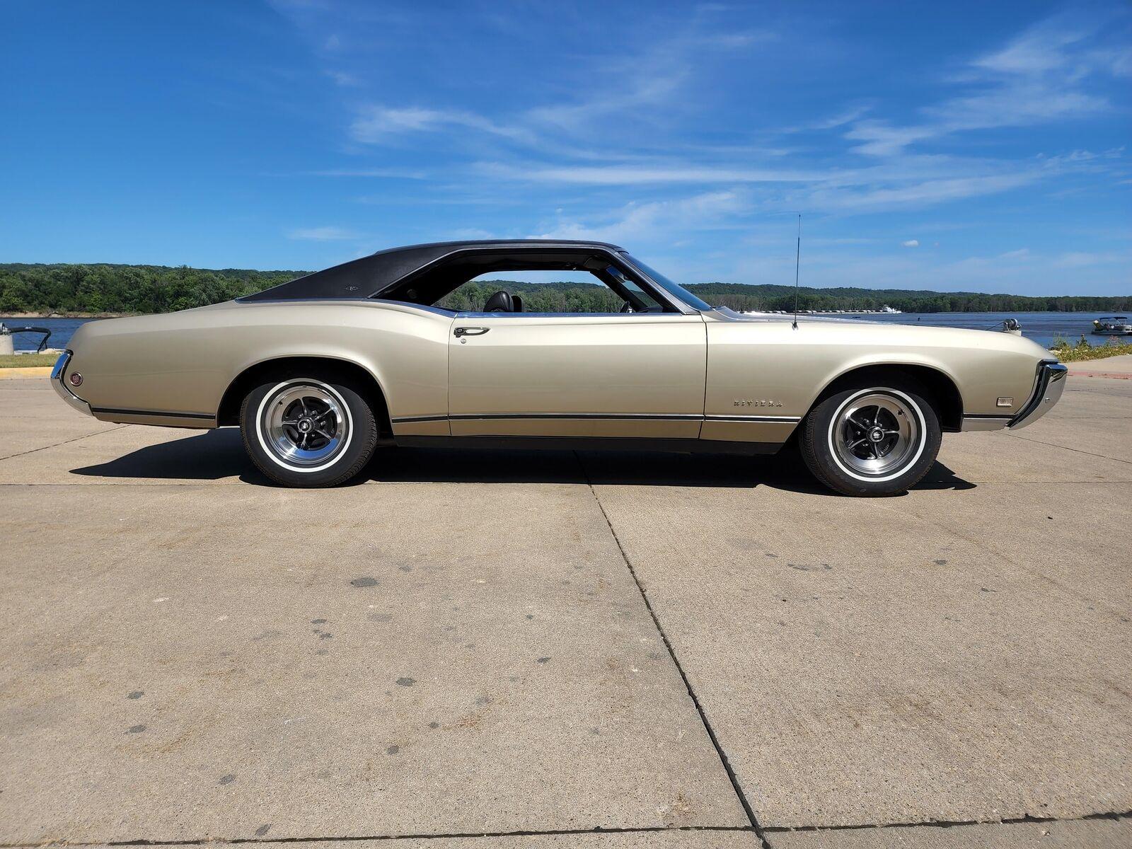 1968 buick riviera gold 430ci v8 engine automatic 66000 miles