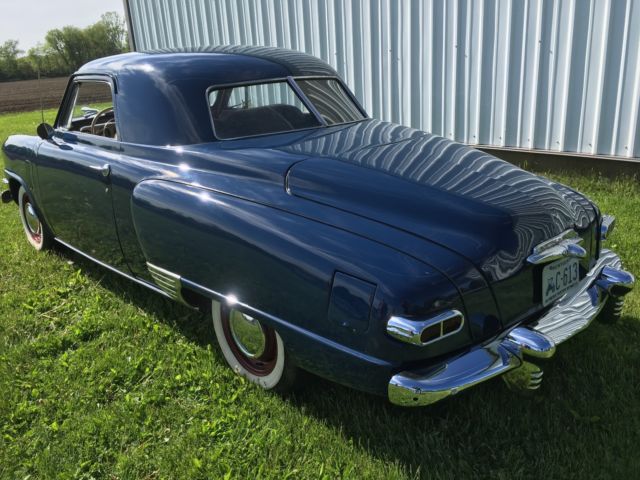1947 studebaker 3-window coupe, antique automobile, rebuilt engine