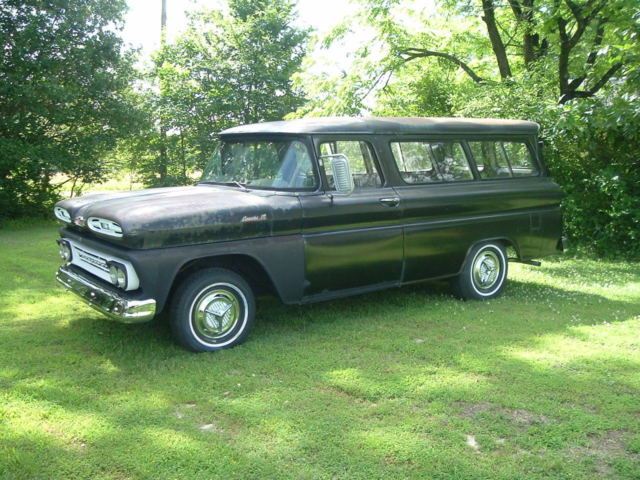 1961 chevrolet suburban--project--hot rod--rat rod