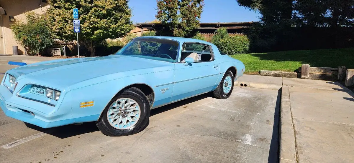 1978 pontiac firebird coupe blue rwd automatic esprit