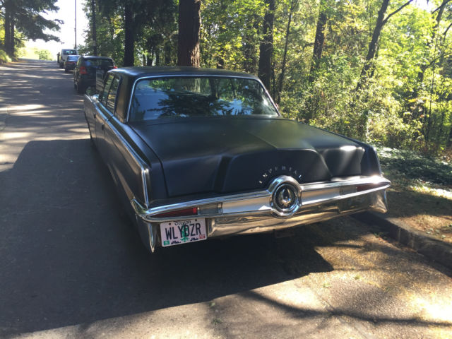 1964 imperial crown 4dr hardtop. mopar 413 prof. rebuilt, balanced. black beauty