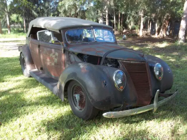 1937 ford phaeton street rod/rat rod with history