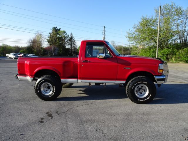 1992 ford f-150 stepside flareside rare find only 126k miles - 4wd - look!