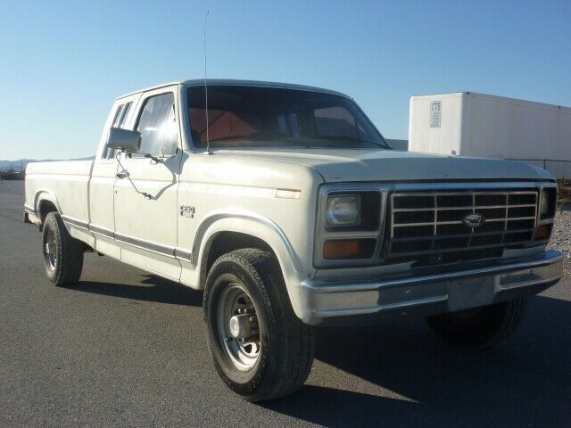 1986 ford f-250 supercab 155 7.5 v8 california truck rust free clean original
