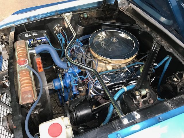1968 ford mustang fastback c code automatic acapulco blue **reserve lowered**