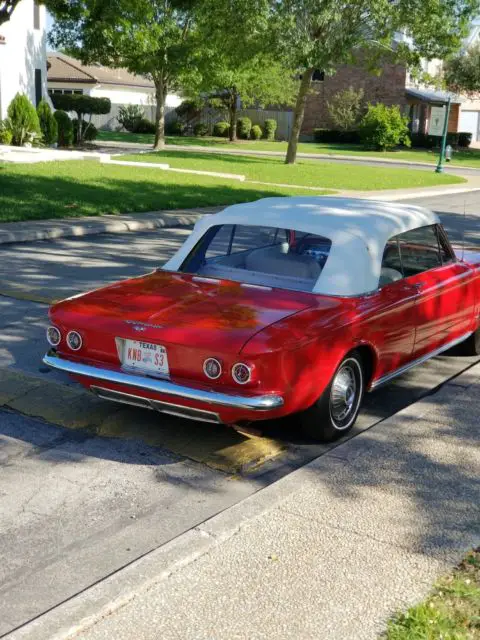 no reserve!!! rare restored 1963 corvair convertible looks great-runs great!!!