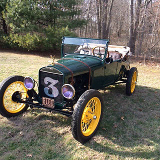 ford model t roadster speedster 1927 beautiful dark green