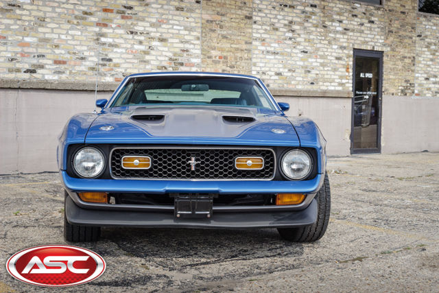 1972 ford mustang mach i restoration 351 v8 auto trans chrome wheels ram air