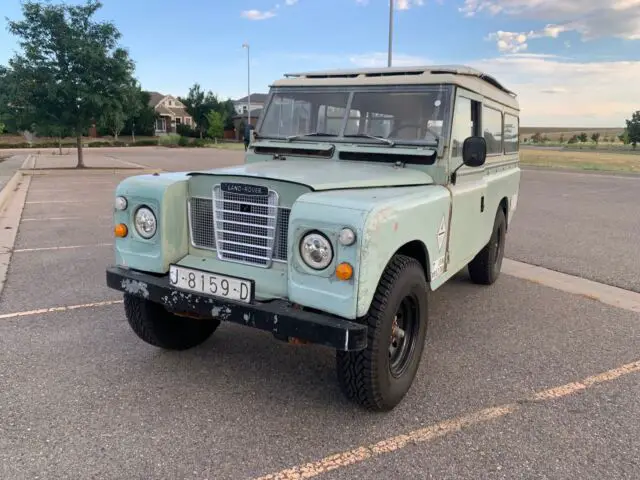 1978 land rover series iii green 4wd manual