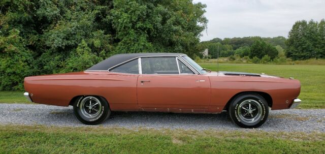 1968 plymouth road runner 383 - 4 speed - turbine bronze - h code high perf