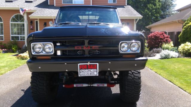lifted gmc k15 4x4 pick-up truck