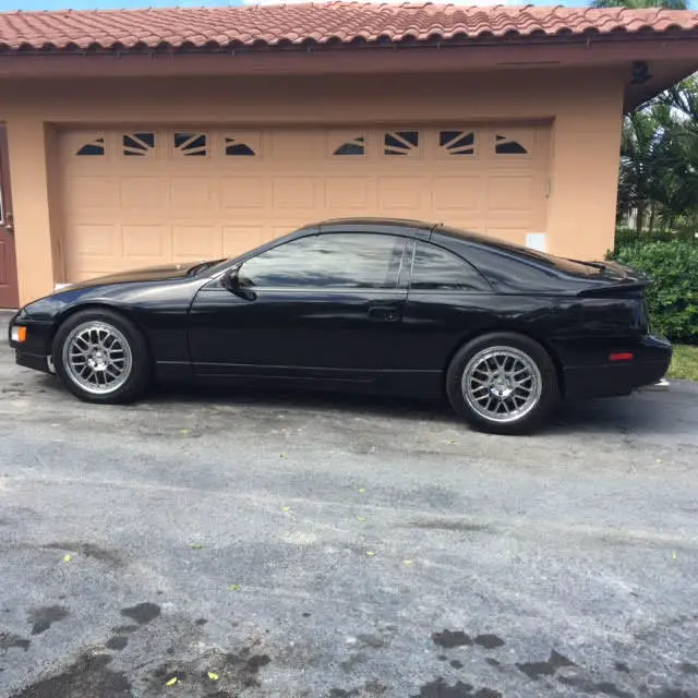 nissan 300zx 2+2 t-tops, automatic, na, new black exterior and new tan leather